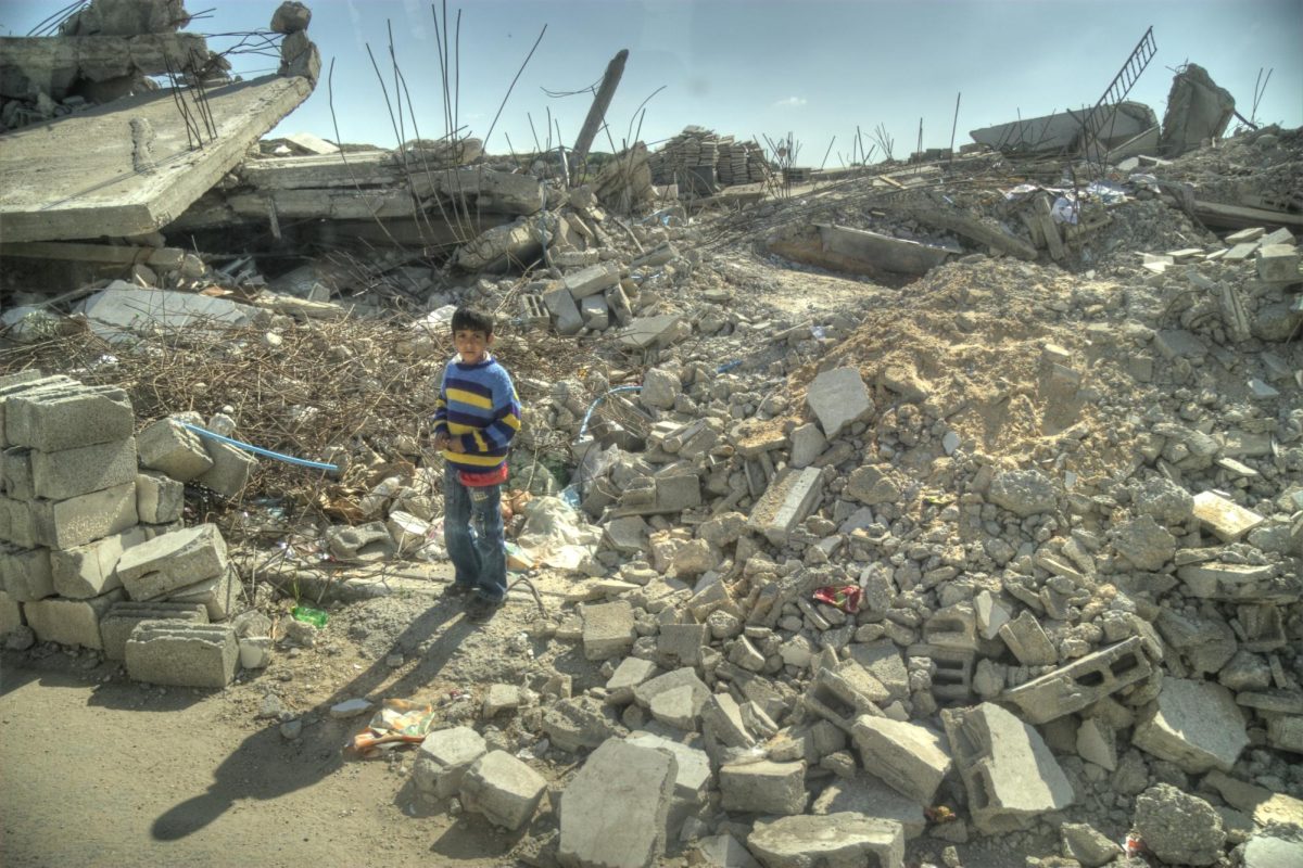 Destruction of Gaza, 2009, via gloucester2gaza, CC BY-SA 2.0 license